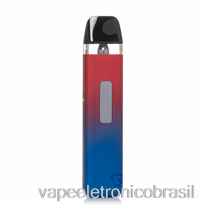 Vape Eletrônico Geek Vape Sonder Q 20w Pod Kit Vermelho Azul
